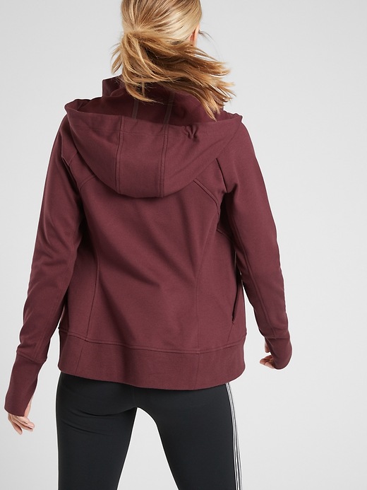 2 of 8 showing, with the color Antique Burgundy of product Triumph Hoodie