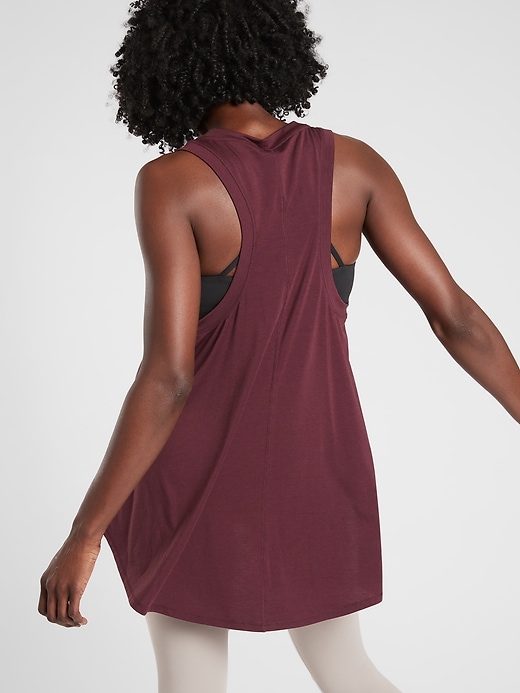 View large product image 2 of 3. Essence Relaxed High Low Tank
