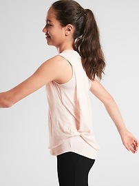 View large product image 3 of 3. Athleta Girl Bright Side Twist Tank