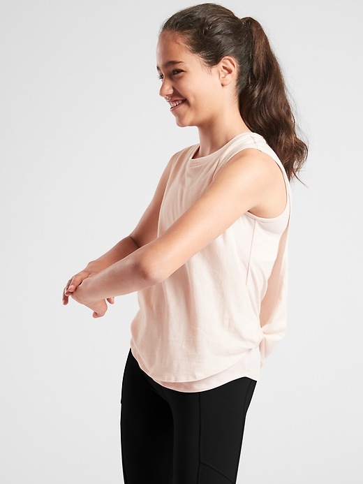 View large product image 1 of 3. Athleta Girl Bright Side Twist Tank