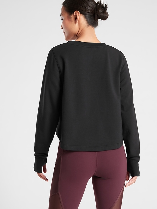 2 of 8 showing, with the color Black of product Retreat Sweatshirt