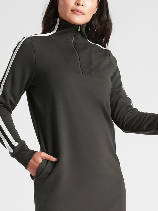 Image number 4 showing, Circa Track Sweatshirt Dress 2.0