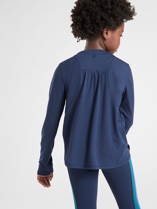 View large product image 2 of 3. Athleta Girl Back in Action Top