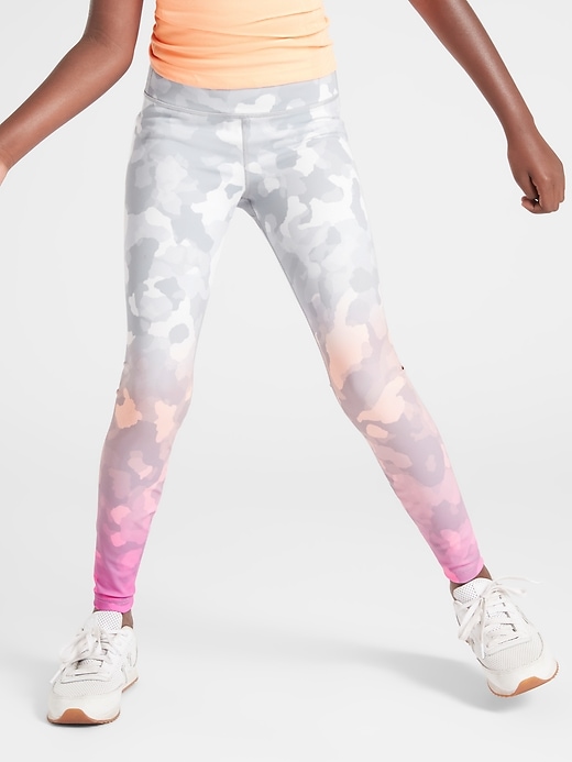 Image number 1 showing, Athleta Girl Ombre Camo Tight