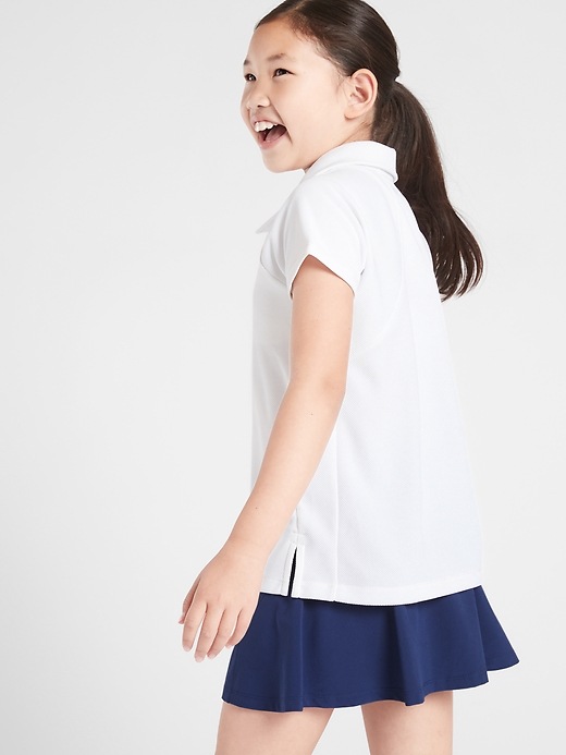 View large product image 2 of 3. Athleta Girl Back To School Polo