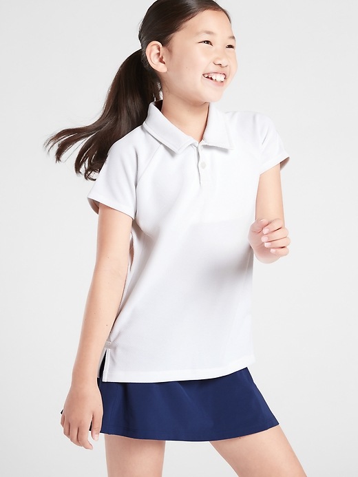 View large product image 1 of 3. Athleta Girl Back To School Polo