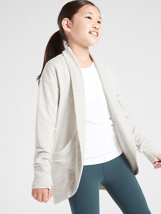 View large product image 1 of 3. Athleta Girl Wrap 'N Roll Sweatshirt 2.0