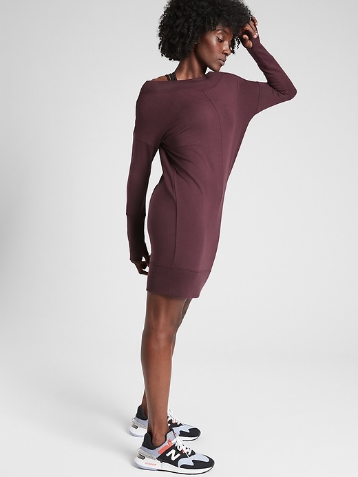 Image number 3 showing, Studio Barre Sweatshirt Dress 2.0