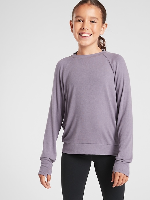 Image number 1 showing, Athleta Girl Home Stretch Top