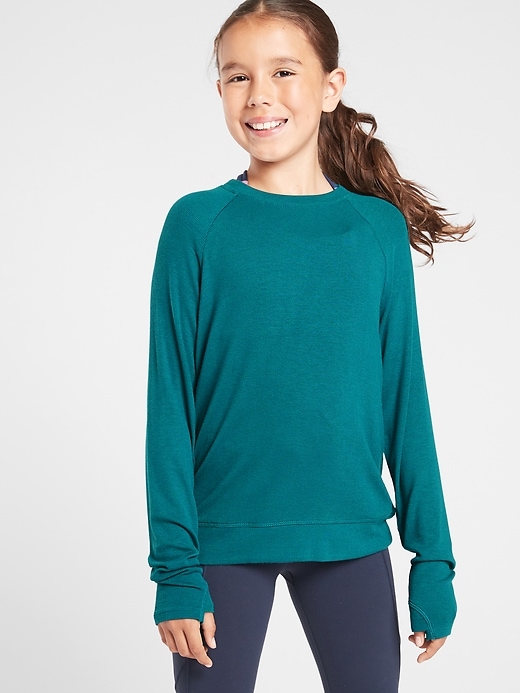 View large product image 1 of 3. Athleta Girl Home Stretch Top
