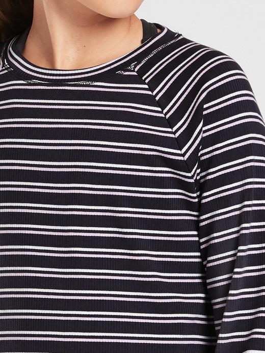 Image number 3 showing, Athleta Girl Home Stretch Stripe Top