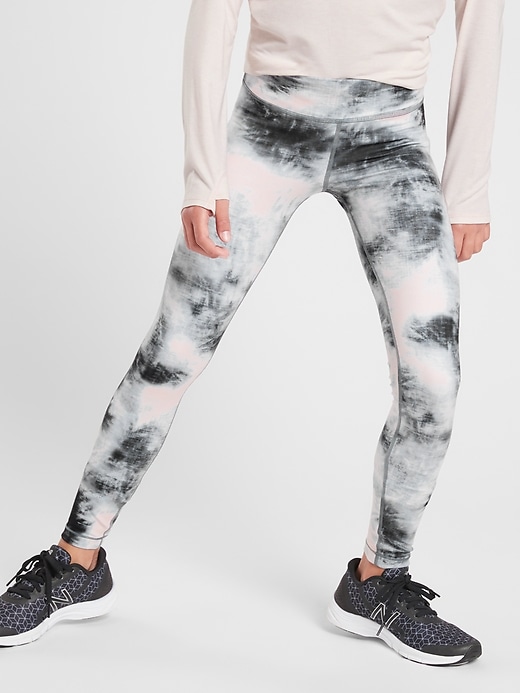 View large product image 1 of 3. Athleta Girl Printed Chit Chat Tight