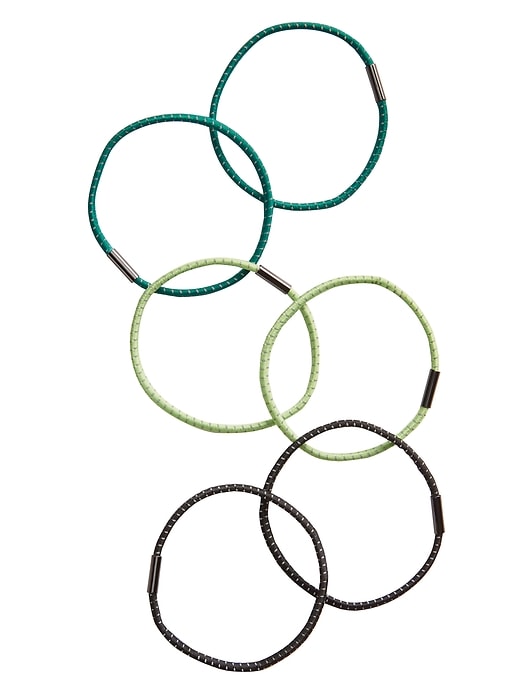 View large product image 1 of 1. Train Hair Ties 6&#45Pack