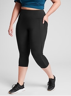 plus size yoga pants with side pockets