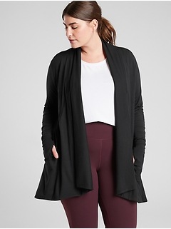 athleta wrap sweater