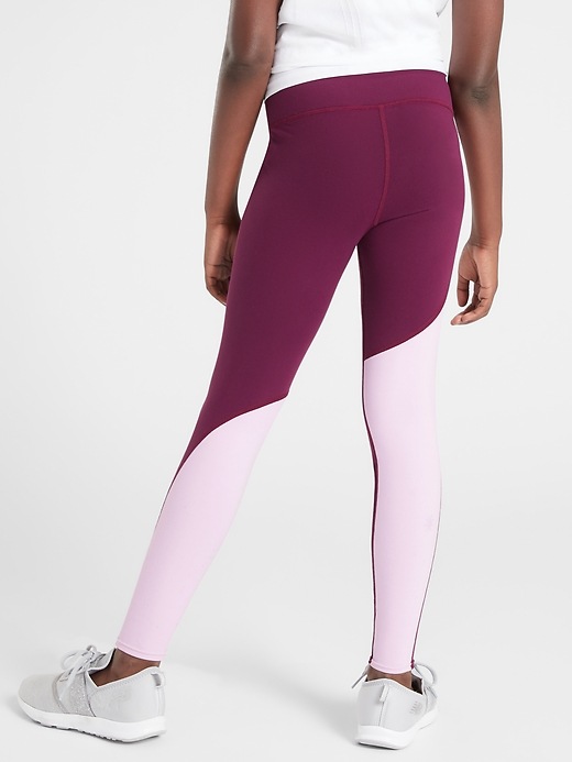 Image number 3 showing, Athleta Girl Stop The Clock Colorblock Tight