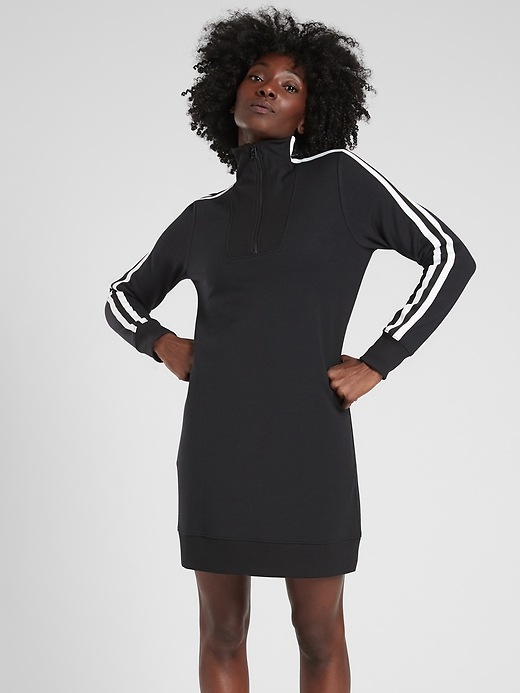 Image number 3 showing, Circa Track Sweatshirt Dress 2.0