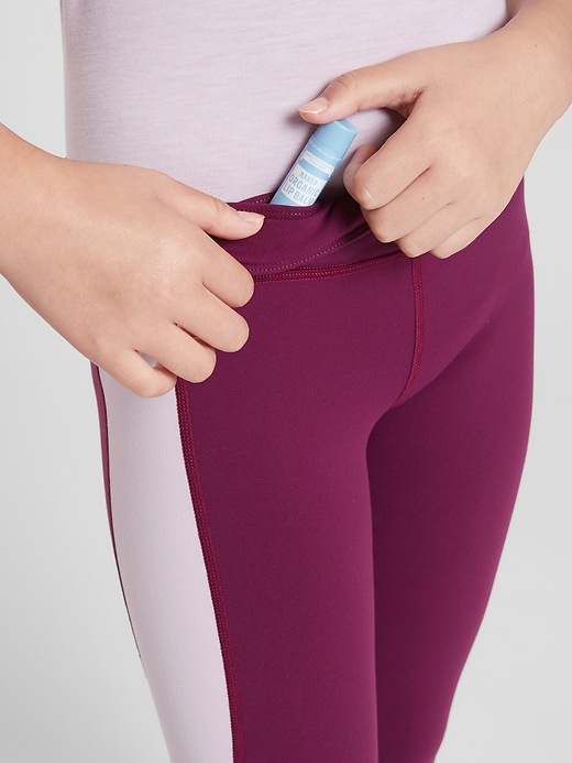 Image number 4 showing, Athleta Girl Stop The Clock Colorblock Tight