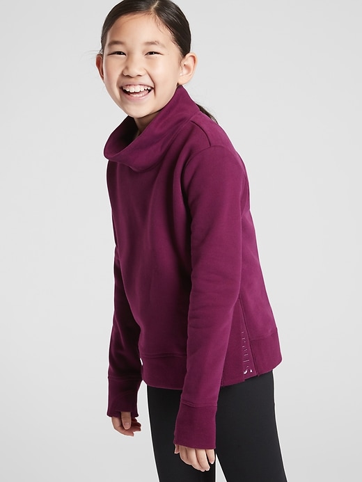 View large product image 1 of 3. Athleta Girl Inner Strength Funnel Neck