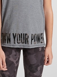View large product image 3 of 3. Athleta Girl Limitless Power Tee