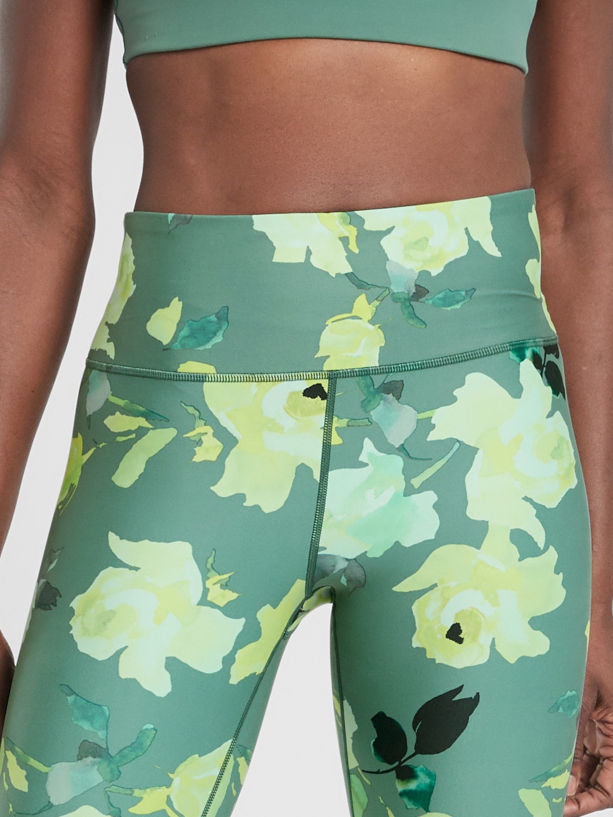 Painted Flower Elation 7/8 Tight in Powervita, Athleta