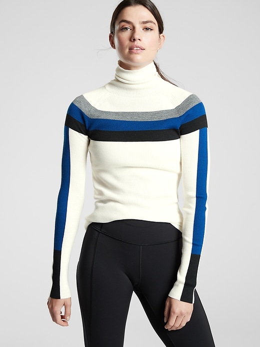 Athleta Brookshire Colorblock Sweater. 1