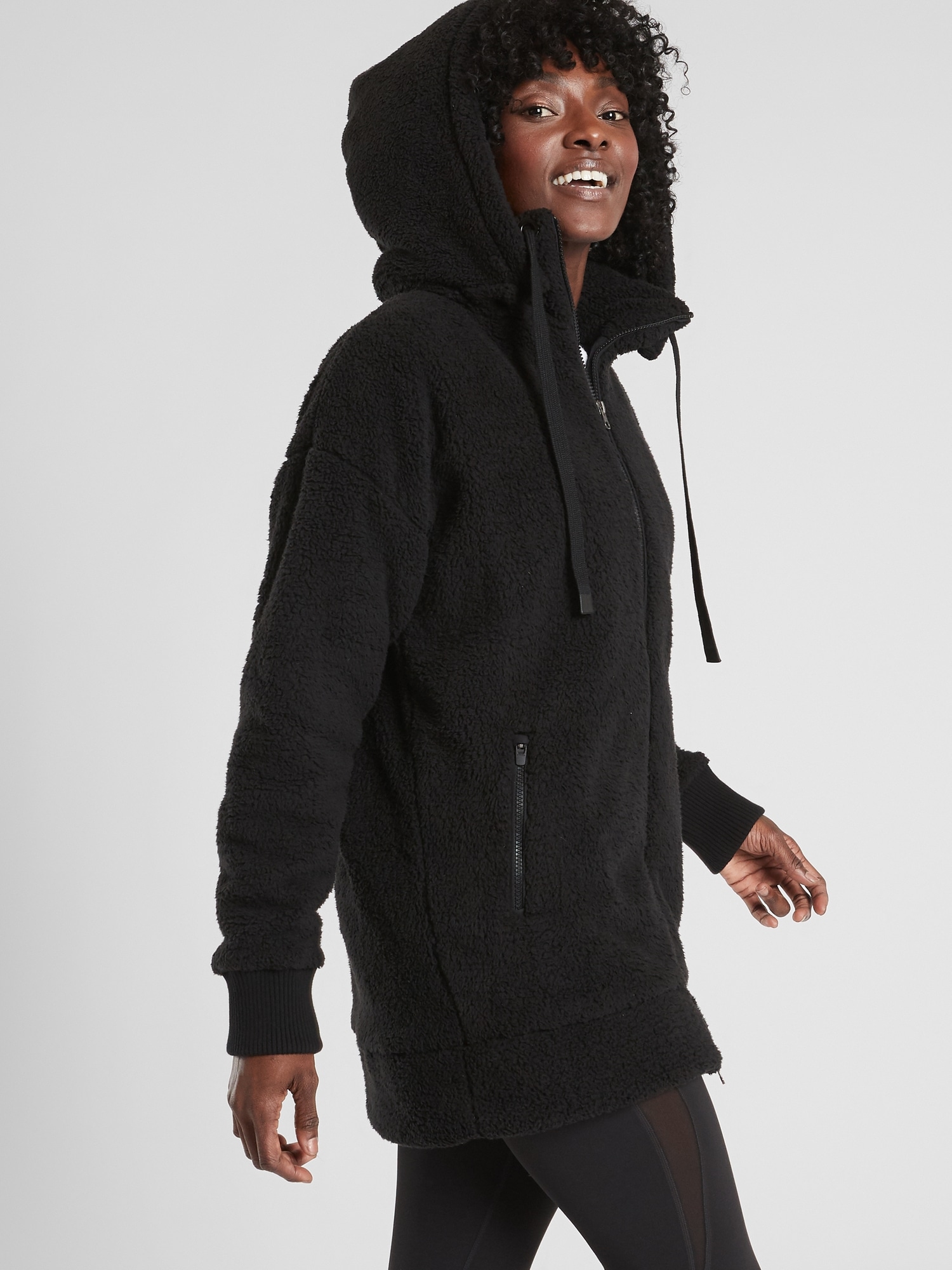 Hot Athleta Sherpa long jacket