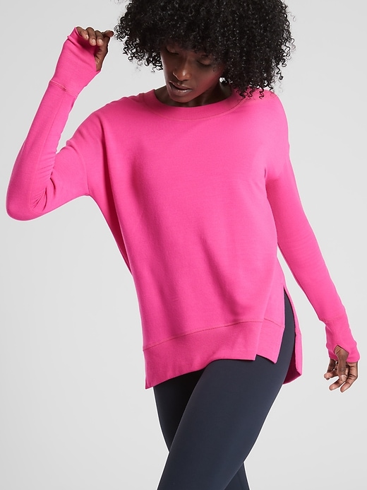 1 of 8 showing, with the color Azalea Pink of product Coaster Luxe Sweatshirt