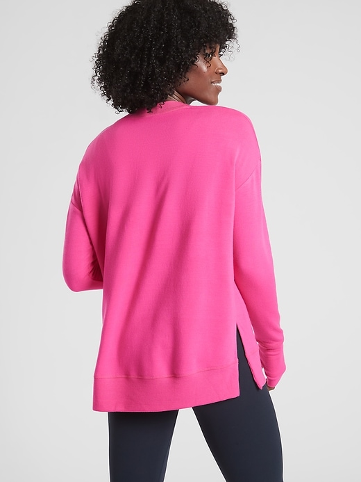 2 of 8 showing, with the color Azalea Pink of product Coaster Luxe Sweatshirt