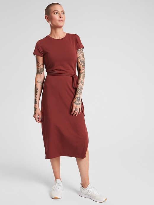 1 of 8 showing, with the color Dried Cinnamon of product Essence Keyhole Dress
