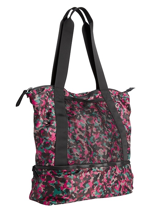 Image number 1 showing, Camo Packable Tote