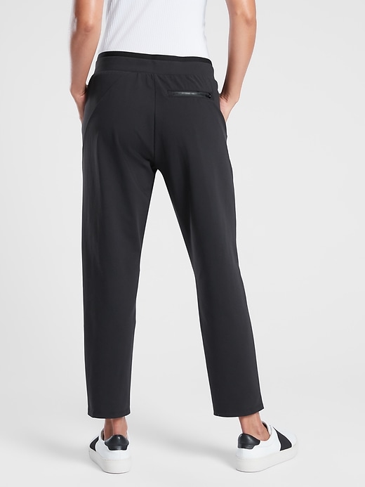 2 of 8 showing, with the color Black of product Venice Pintuck Pant