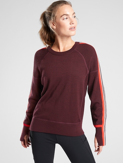 Athleta Canyon Colorblock Sweater. 1
