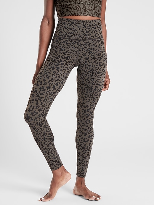 Athleta Girl Leopard Printed Chit Chat Tight M 8-10