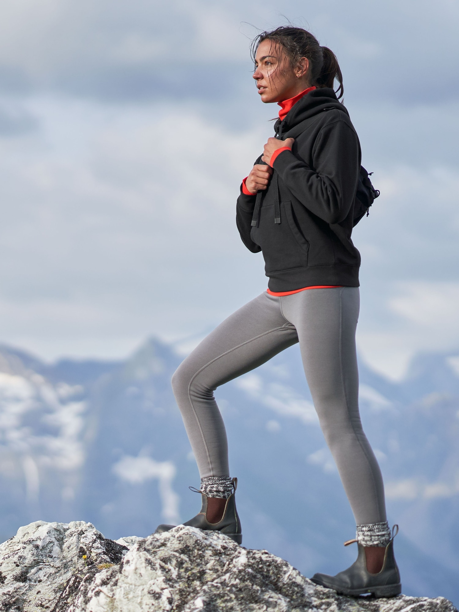 Athleta power lift fleece lined leggings