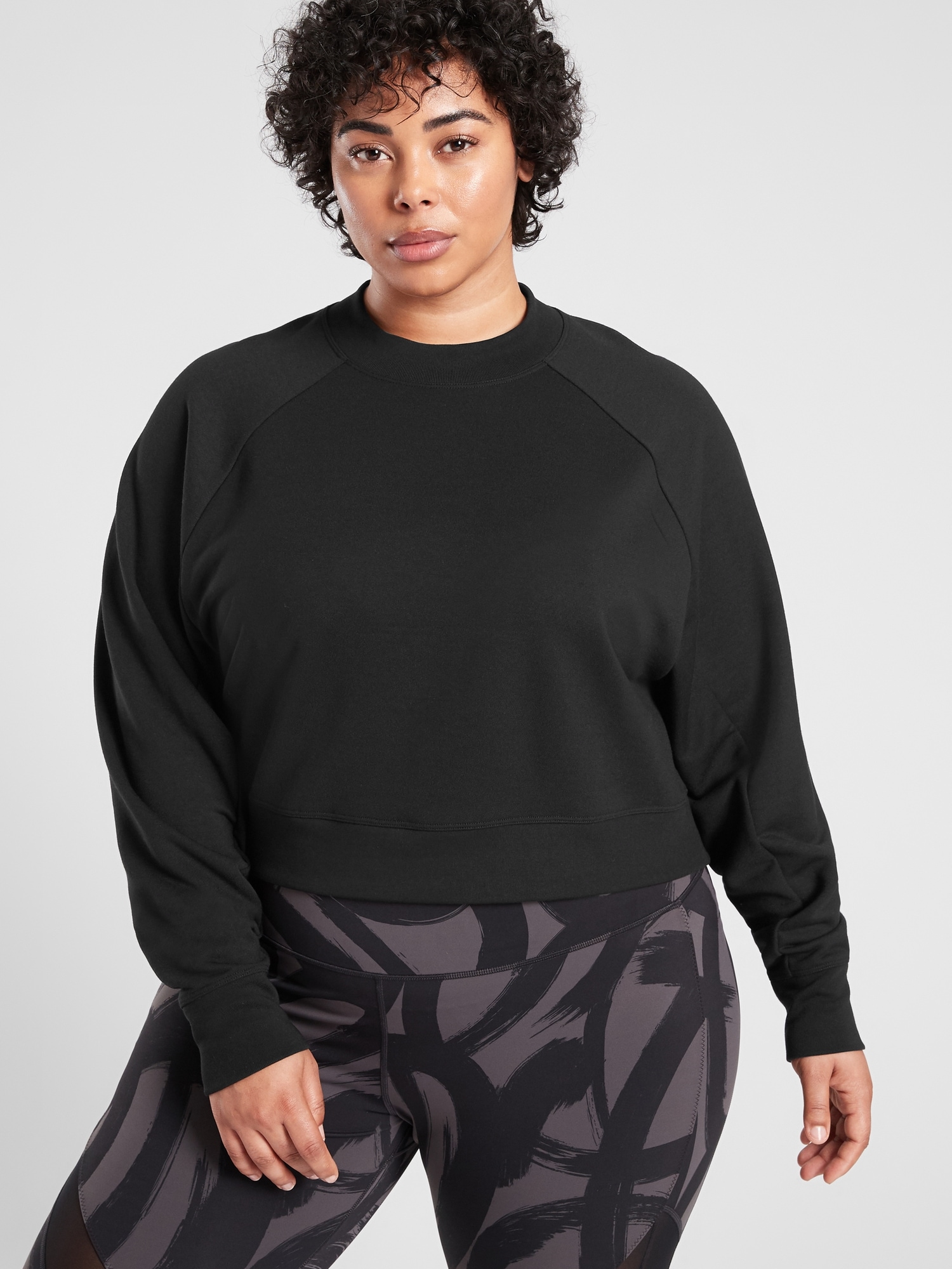 Athleta deals crop sweatshirt