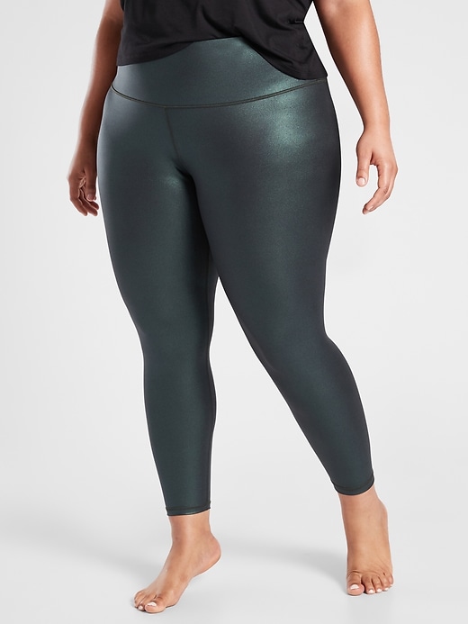 ATHLETA ELATION SHIMMER Tight In Powervita Mocha Latte $35.00 - PicClick