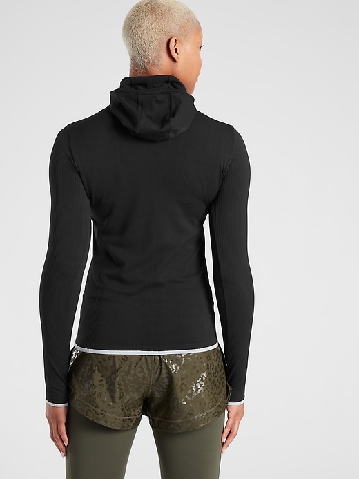 2 of 8 showing, with the color Black of product Flurry Balaclava Hoodie