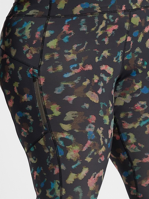 Image number 6 showing, Rainier Leopard Tight in Plush Supersonic