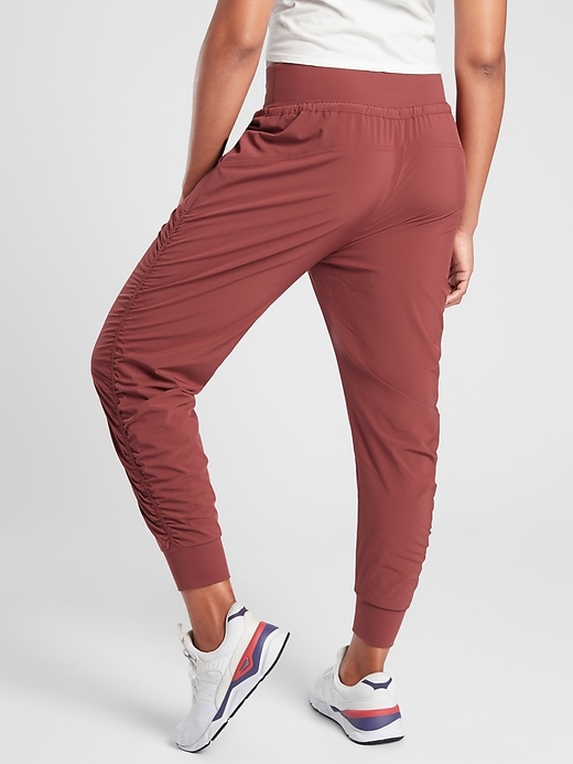 2 of 8 showing, with the color Maple Red of product Attitude Lined Pant