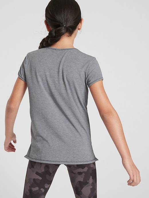 View large product image 2 of 3. Athleta Girl Limitless Power Tee