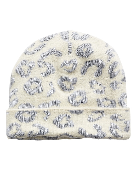 View large product image 1 of 2. Snow Leopard Beanie