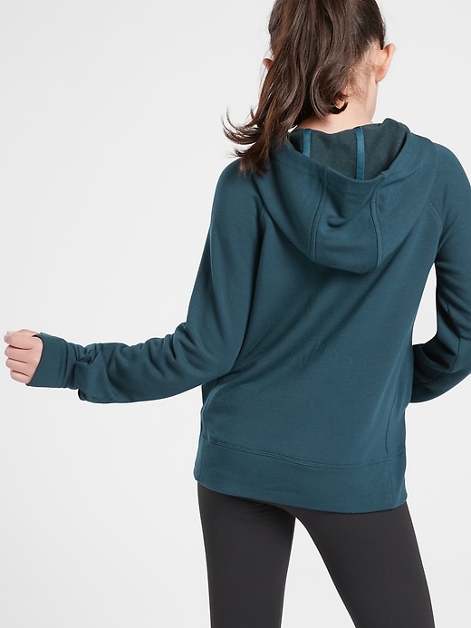 2 of 8 showing, with the color Abyss of product Athleta Girl In Your Element Hoodie