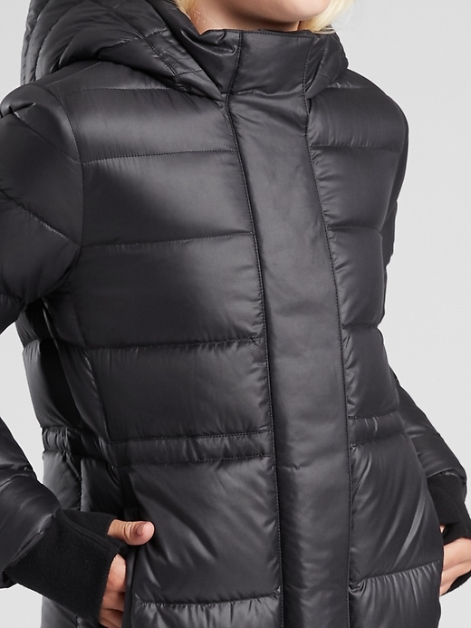 athleta snow down jacket