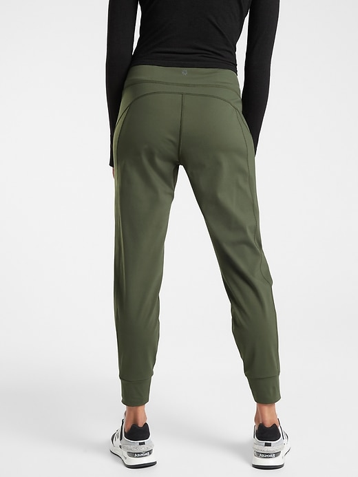 2 of 8 showing, with the color Ancient Forest of product Rainier Mid Rise Jogger