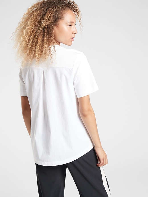 2 of 8 showing, with the color Bright White of product Gallery Tee