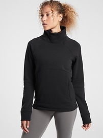 Athleta Polartec Funnel online Neck Sweatshirt size S SMALL