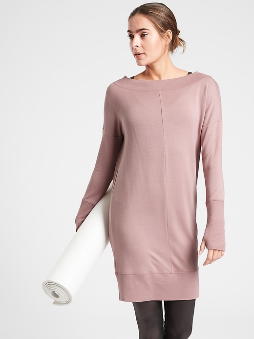 View large product image 1 of 3. Studio Barre Sweatshirt Dress 2.0