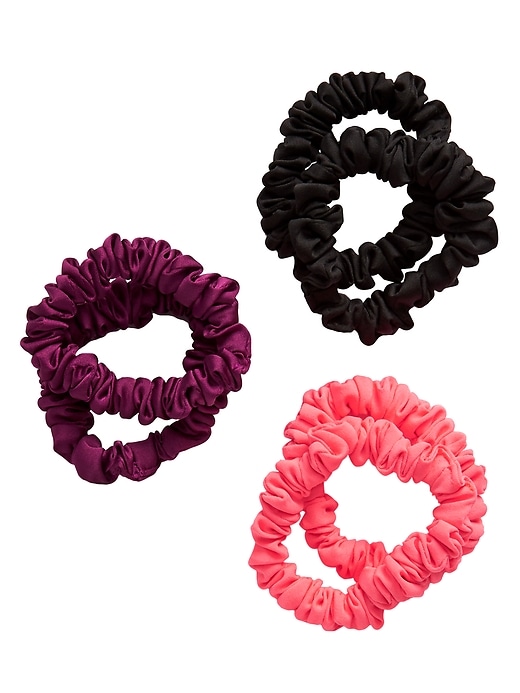 1 of 8 showing, with the color Prism Pink/ Mulberry/ Black of product Mini Scrunchie 6-Pack