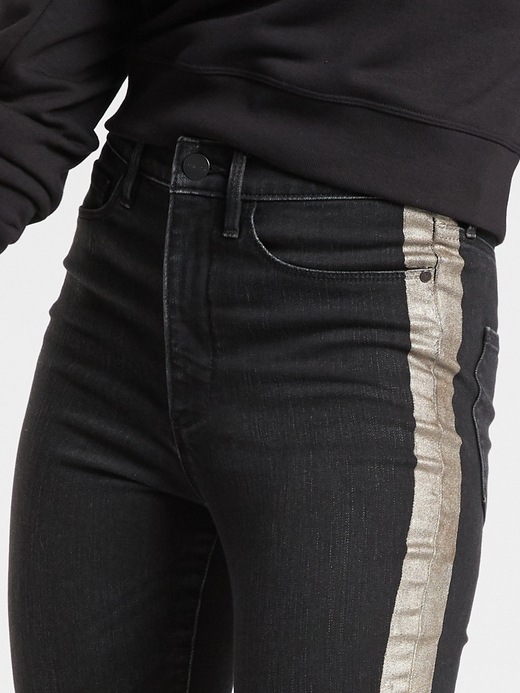 Image number 4 showing, Sculptek Ultra Skinny Metallic Jean